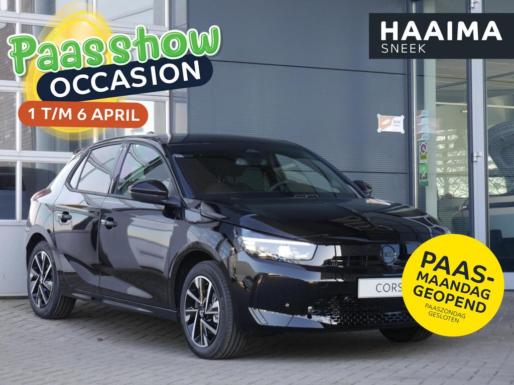 Opel Corsa 1.2 Turbo Hybrid GS | Nieuwe auto | Matrix led ve, Stof, Euro 6, 1199 cc, Zwart