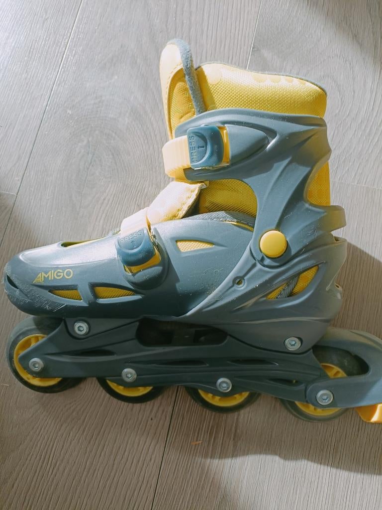 Amigo verstelbare skates/skeelers  maat 34-37 + bescherming, Sport en Fitness, Overige merken, Verstelbaar, Kinderen, Ophalen of Verzenden