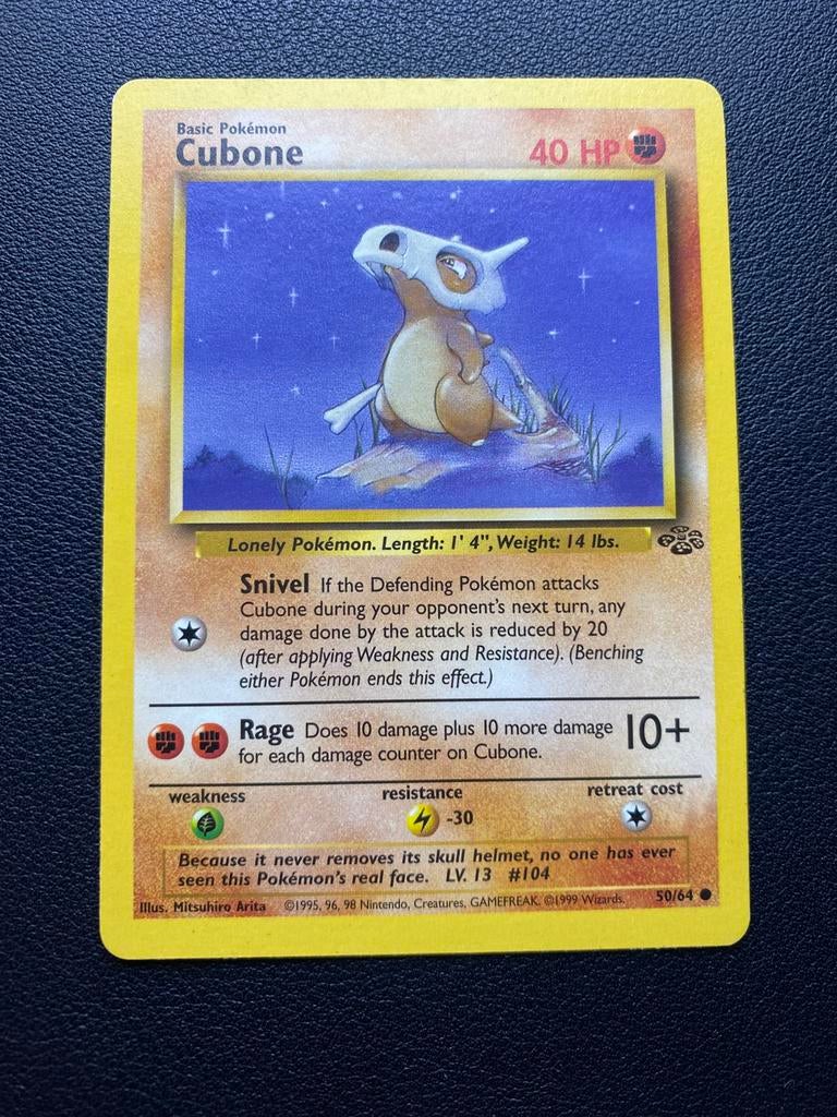 Cubone - Jungle - 50/64 - Pokemon kaart, Ophalen of Verzenden, Gebruikt