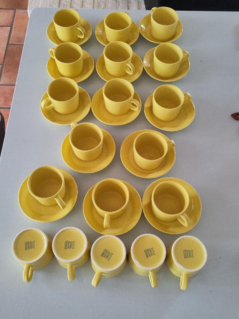 19 Espresso kopjes van Arabia Teema  - Kaj Franck design, Antiek en Kunst, Ophalen of Verzenden