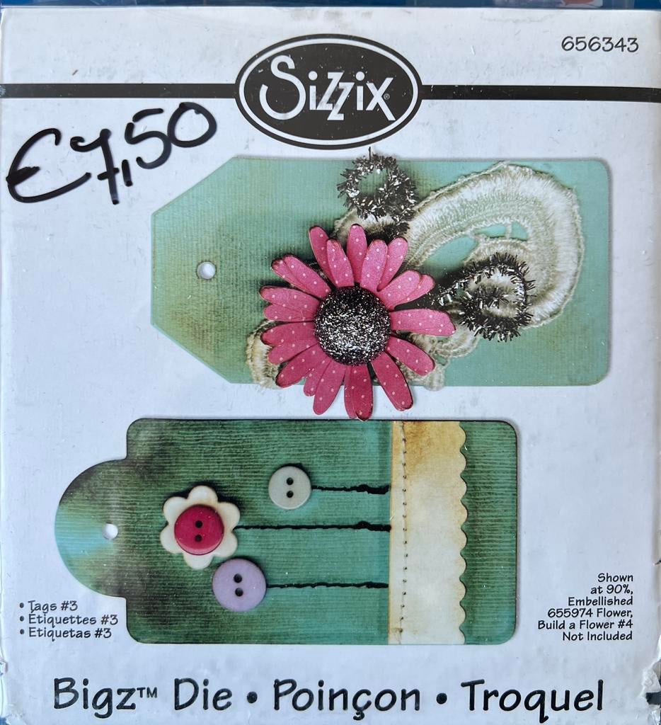 Sizzix stansen nu 5 euro!, Hobby en Vrije tijd, Ophalen of Verzenden, Gebruikt, Frame of Mal