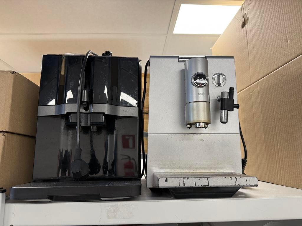 Jura ena7 en Siemens eq 3 s100 (kapot), Witgoed en Apparatuur, Koffiezetapparaten, Ophalen, Niet werkend, Koffiemachine