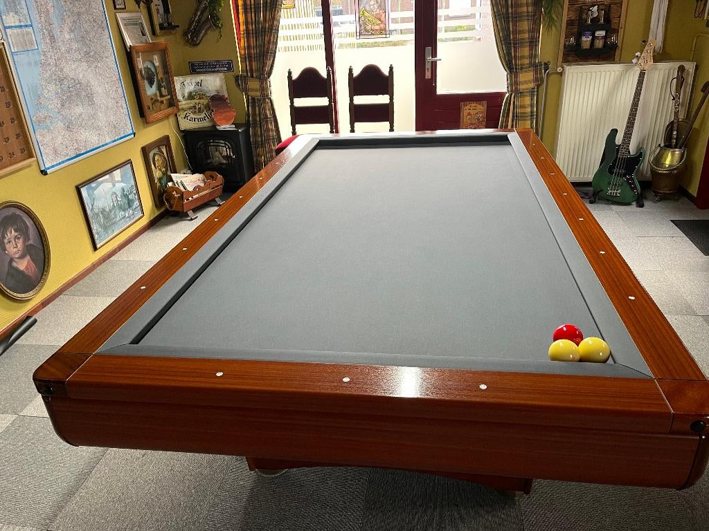 Te koop mooie biljarttafel René Gabriels, Sport en Fitness, Biljarten en Poolen, Ophalen, Zo goed als nieuw, Biljarttafel