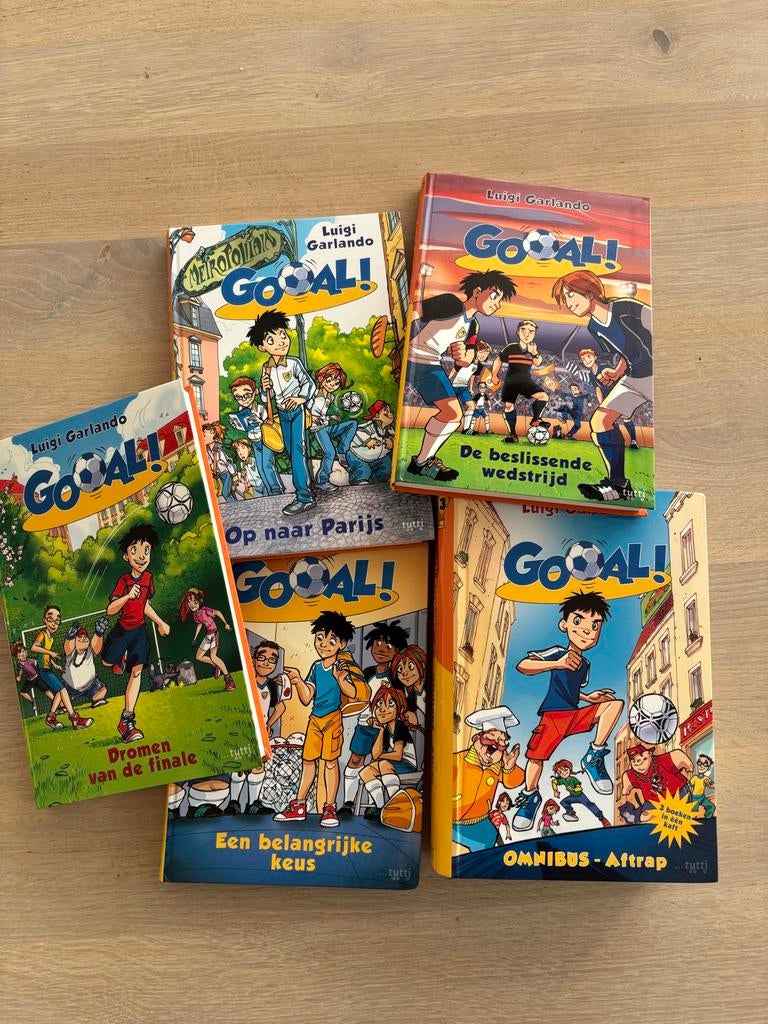 Complete serie Goal! Jeugd kinder voetbalboeken (7 delen), Ophalen, Zo goed als nieuw, Fictie algemeen
