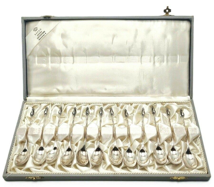 1041. Zilveren theelepels, Van Kempen & Begeer, ca. 1960