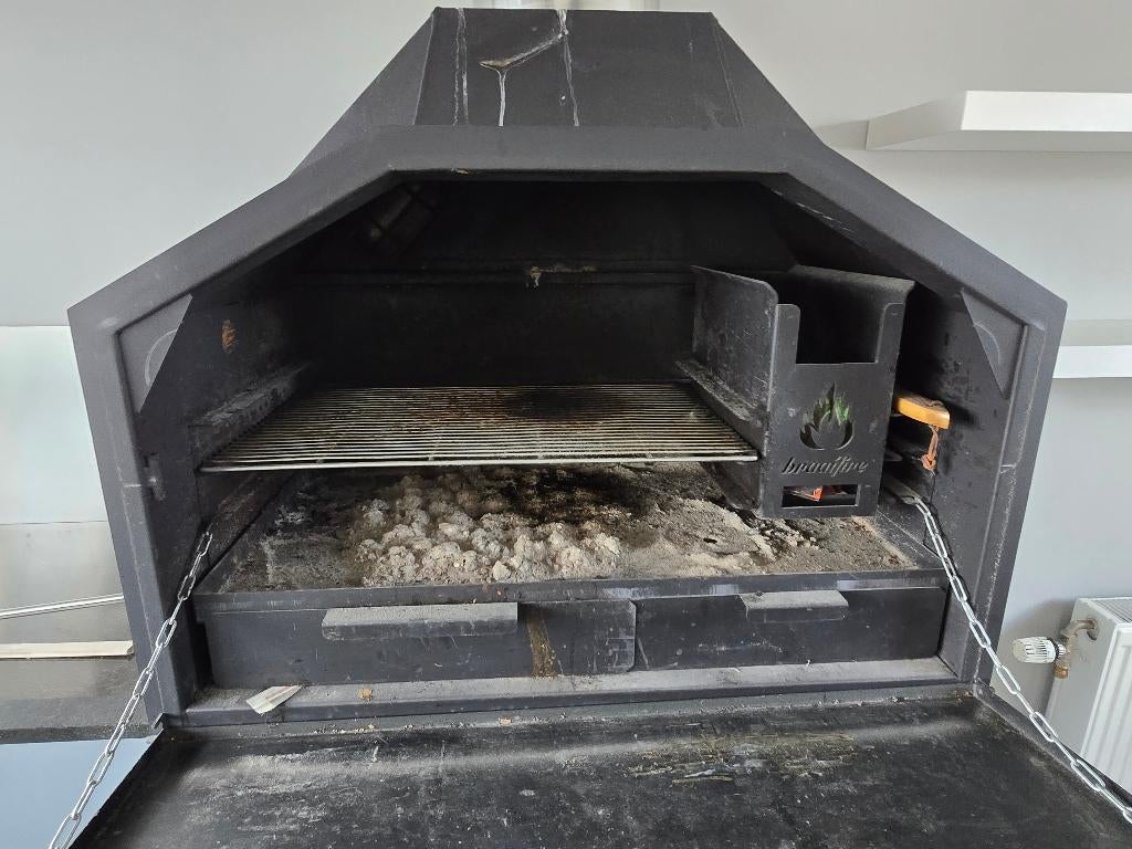 Open haardpijpen en in eigen huis, Ophalen, Zo goed als nieuw, Vrijstaande haard, Houthaard