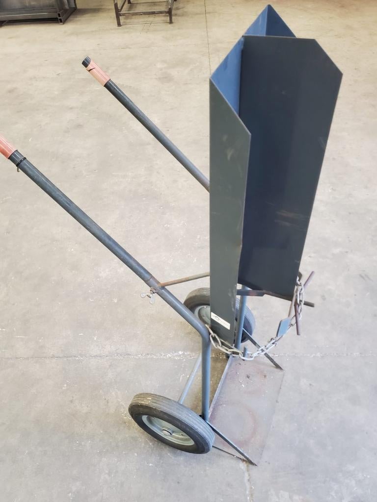 Gasflessen kar snijbrander flessen wagen, Ophalen