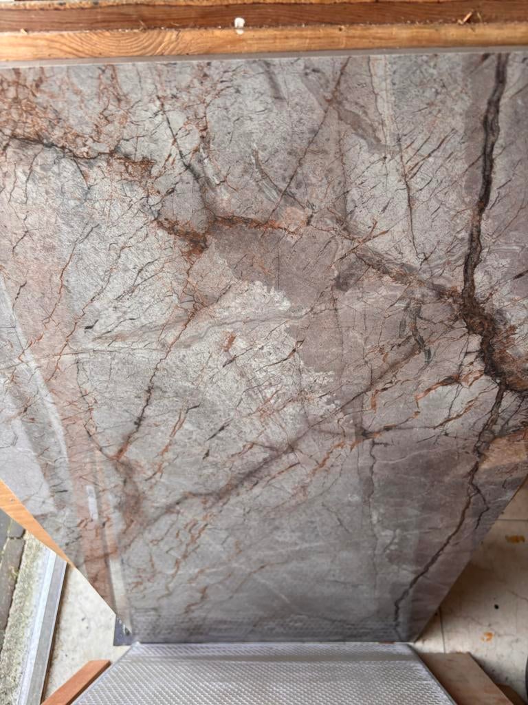 Marmer-look keramische tegels 120x60, Tuin en Terras, Tegels en Klinkers, Zo goed als nieuw, Terrastegels, Keramiek, Ophalen