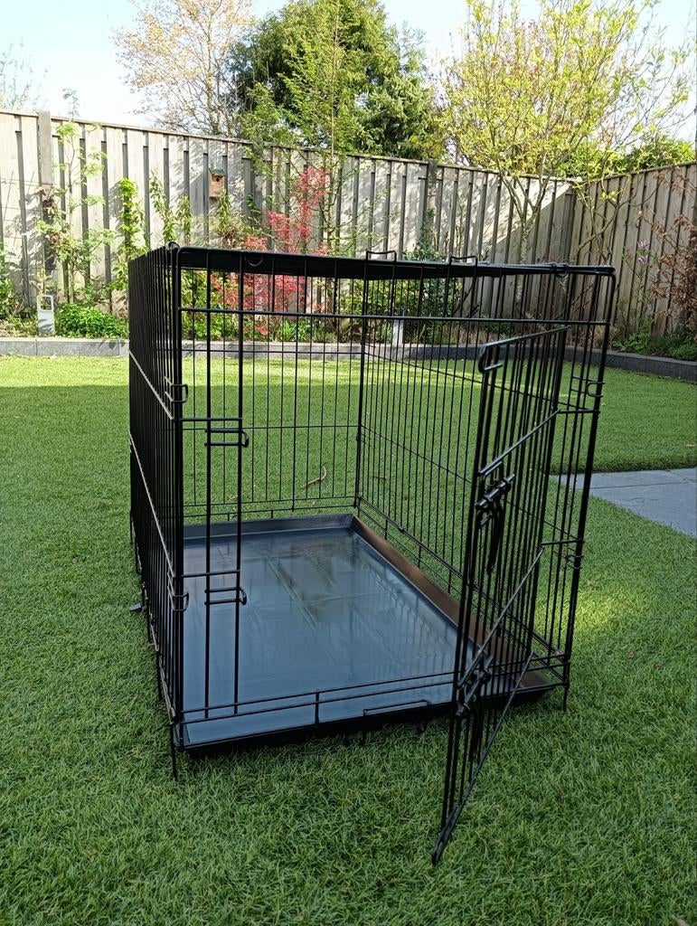 Hondenbench draadkooi, Ophalen, 75 tot 110 cm, 65 tot 100 cm