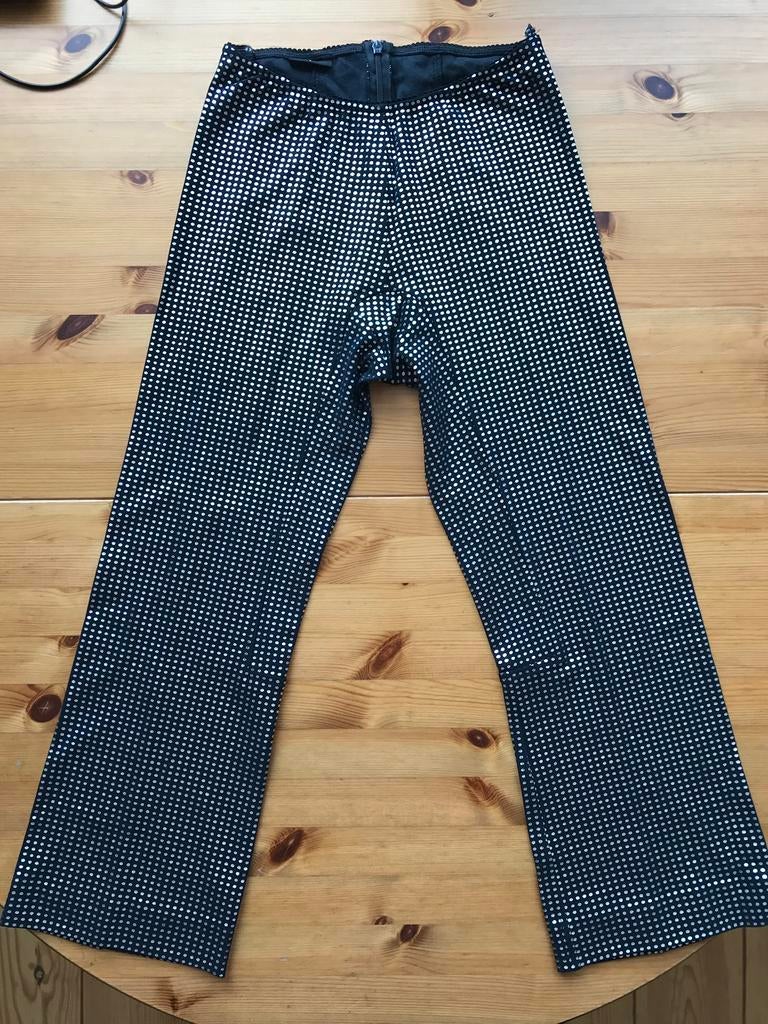 Karen Millen 36 party disco glam zilver polkadot broek gala, Kleding | Dames, Broeken en Pantalons, Karen Millen, Zwart, Ophalen of Verzenden