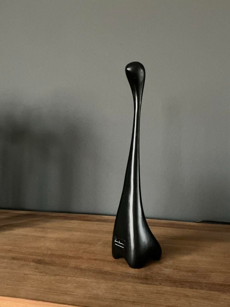 Houten beeldje giraffe, Antiek en Kunst, Ophalen of Verzenden, Zoogdier, Beeld, Hout