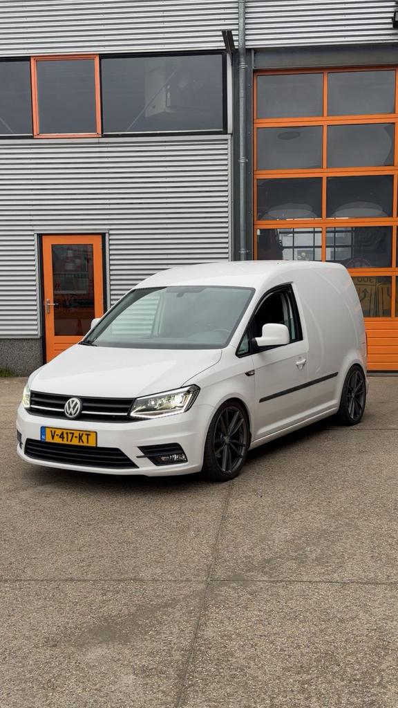 Volkswagen Caddy 2.0 TDI 185PK 2018 MARGE, Auto's, 4 cilinders, Volkswagen, Wit, Bedrijf