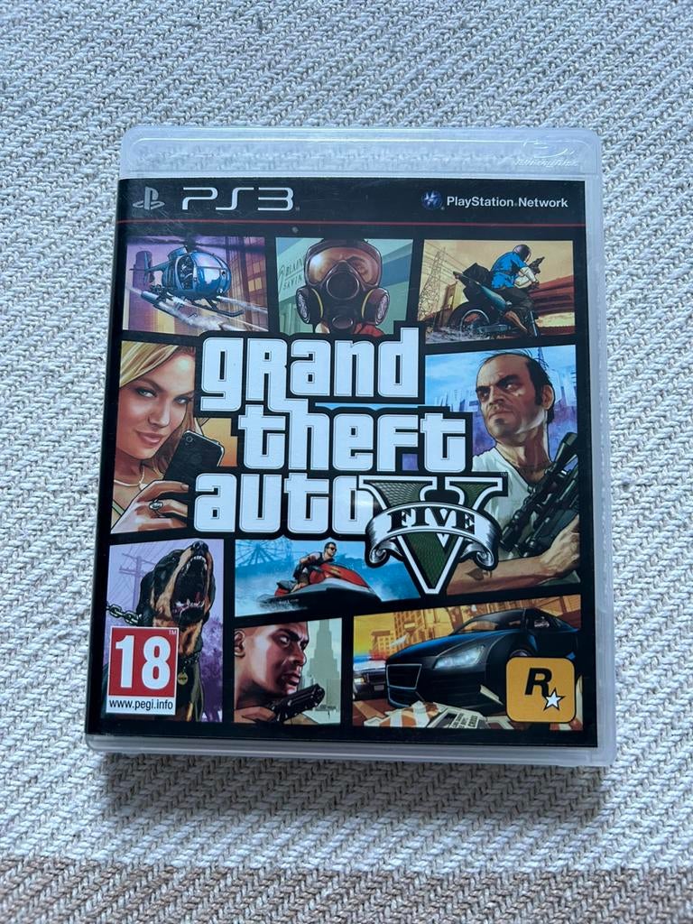 GTA 5 Playstation 3, Spelcomputers en Games, Games | Sony PlayStation 3, 1 speler, Ophalen of Verzenden, Avontuur en Actie, Vanaf 18 jaar