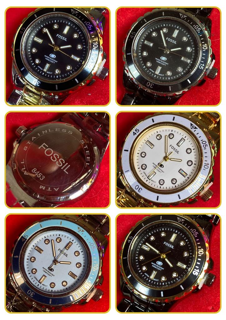 Fossil quartz uurwerk, Nieuw, Ophalen of Verzenden, Waterdicht, Android