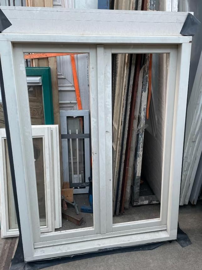 Raamkozijn zonder glas, 2x, 100 euro p/stuk, Ophalen, Gebruikt, Raamkozijn, 150 tot 225 cm
