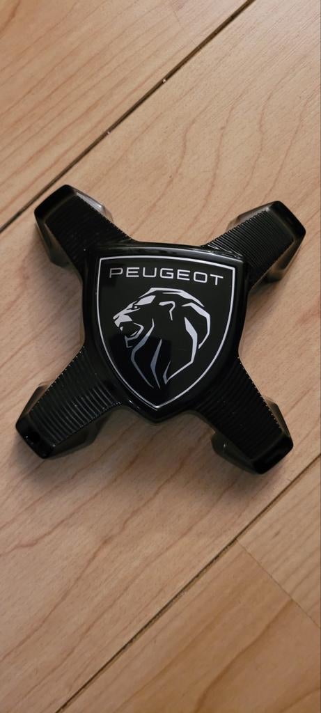 Peugeot Wieldoplogo Naafdop Zwart 9848313880, Ophalen of Verzenden, Nieuw