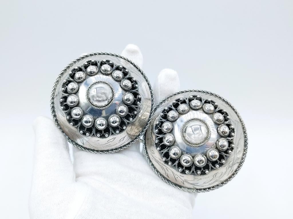 Zilveren broekstukken, Zuid-Beveland, Cor Kuijf, Schoonhoven, Antiek en Kunst, Verzenden, Zilver