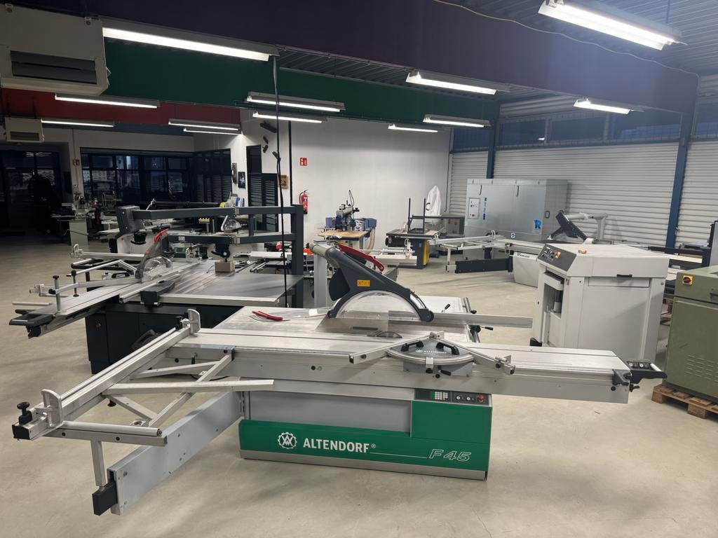 Altendorf F45 formaatzaag, Ophalen of Verzenden, 1200 watt of meer, 70 mm of meer