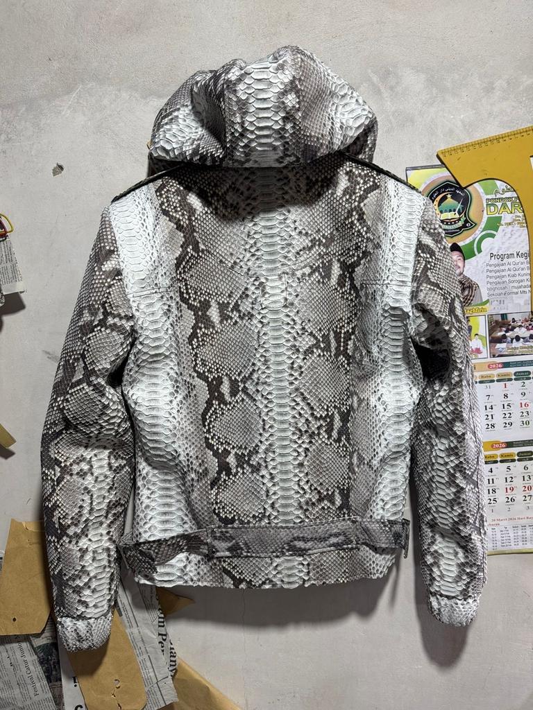 Echte Python Leren Jas - Maat L - Nieuw!, Ophalen of Verzenden, Nieuw, Overige kleuren