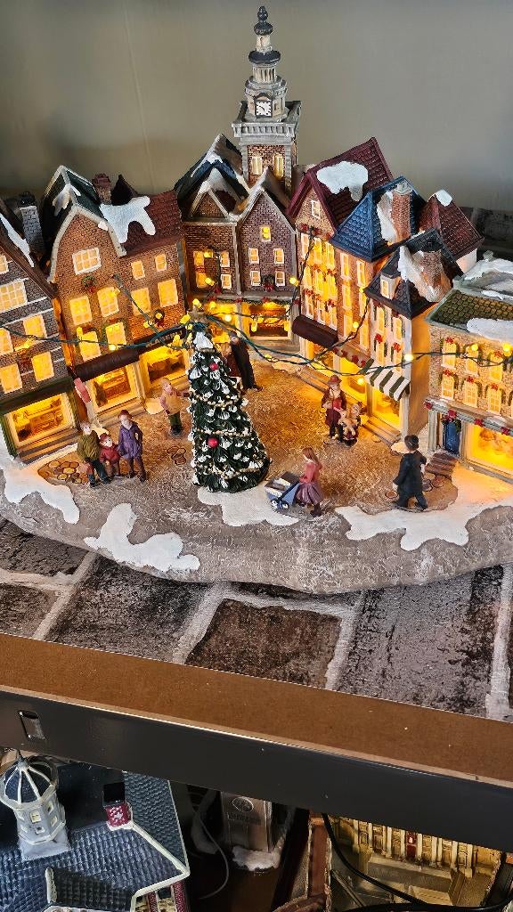 Marktplein van Typisch Hollands, Diversen, Kerst, Ophalen of Verzenden, Gebruikt