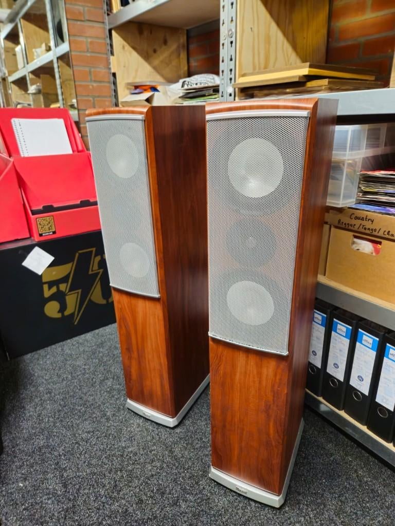Magnat Quantum 505 Toren Speakers, Ophalen, Gebruikt, Magnat, 120 watt of meer