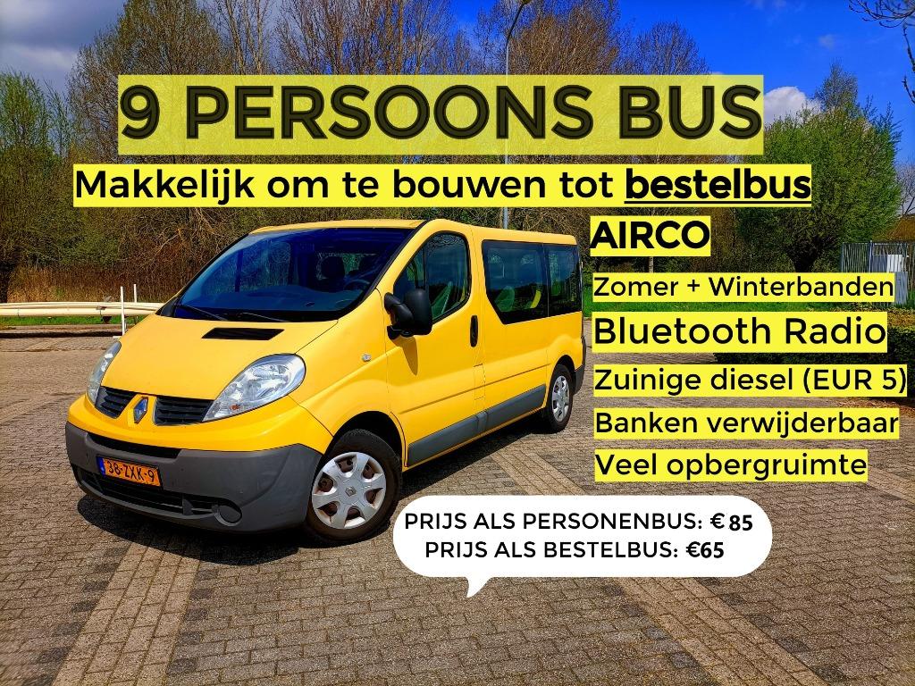 Busje Huren: Bestelbus en Personenbus/ 8 of 9 persoons bus, Diensten en Vakmensen, Verhuur | Auto en Motor, Met chauffeur, Personenauto