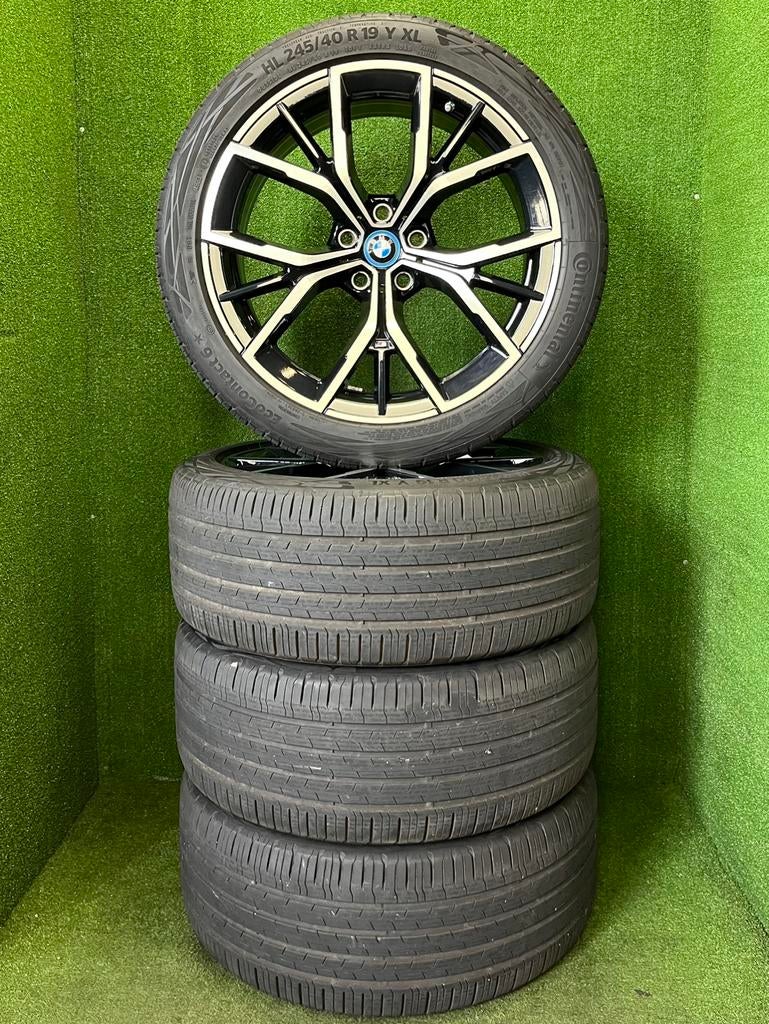 Originele 19 inch BMW 845M velgen met banden 5-serie g30 g31, 19 inch, Banden en Velgen, Germany, Ophalen of Verzenden