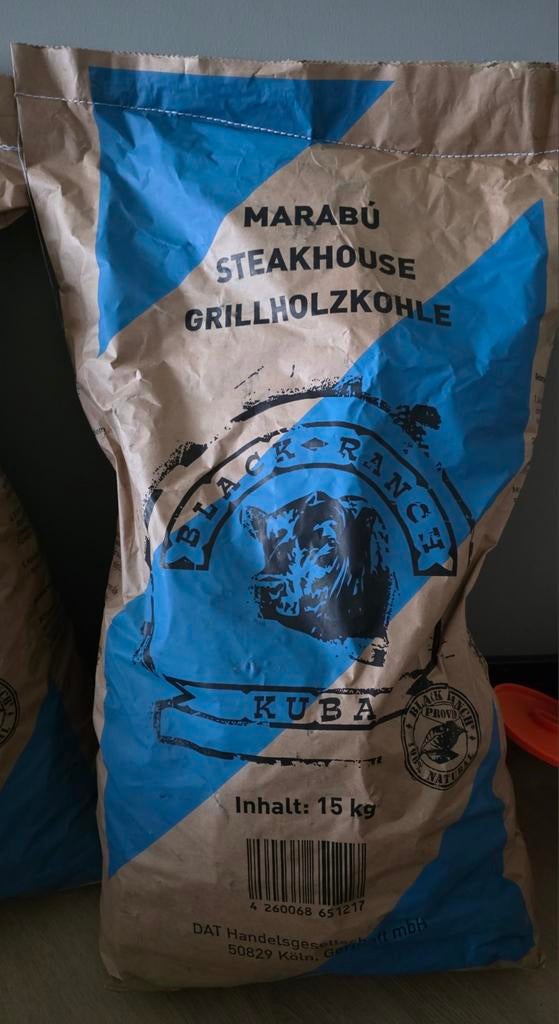 Marabu Steakhouse Grillhoutskool Topkwaliteit BBQ kolen €30, Tuin en Terras, Haardhout, Minder dan 3 m³, Ophalen of Verzenden