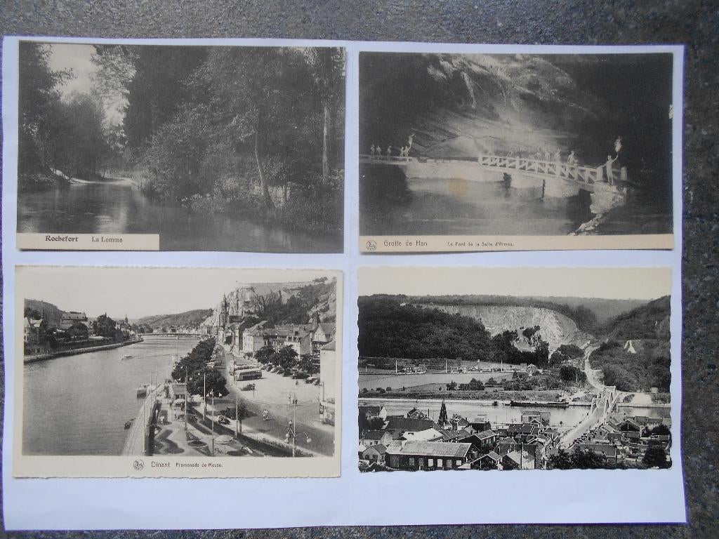 België partij van 17 oude zwart wit kaarten mooi oud België, Ophalen of Verzenden, 1920 tot 1940, België en Luxemburg