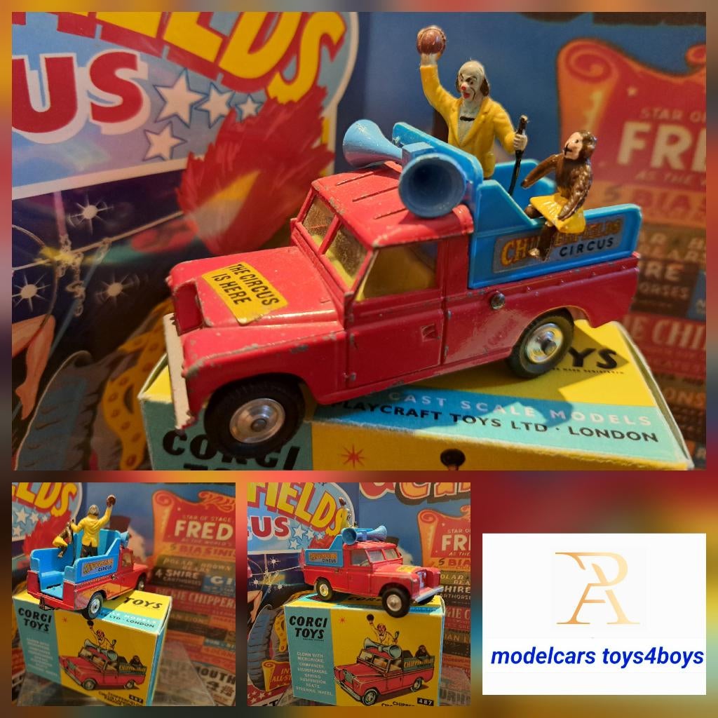 Corgi Toys nr 487 Chipperfields Parade Vehicle 1/43, Verzenden, Zo goed als nieuw, Auto, Corgi