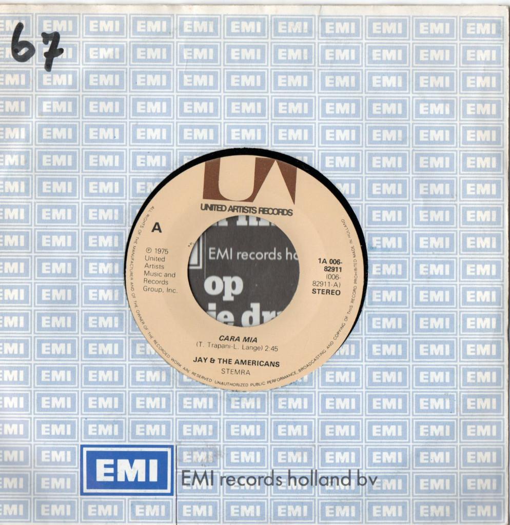 Jay & The Americans – Cara Mia, Ophalen of Verzenden, Zo goed als nieuw, Overige formaten, Overige genres