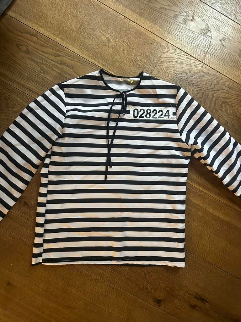 Carnaval shirt boef maat 146/152, Ophalen, Zo goed als nieuw, 146 t/m 152, Jongen of Meisje