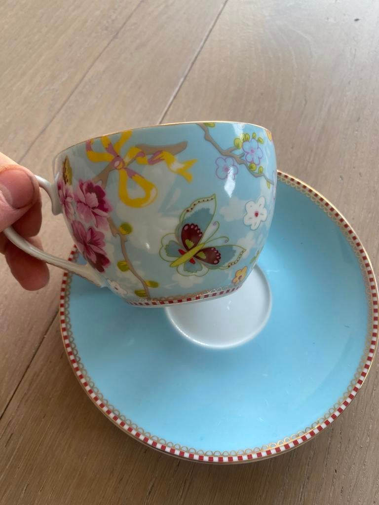 Pip studio pip home thee kopje, Ophalen of Verzenden, Zo goed als nieuw, Porselein, Overige stijlen
