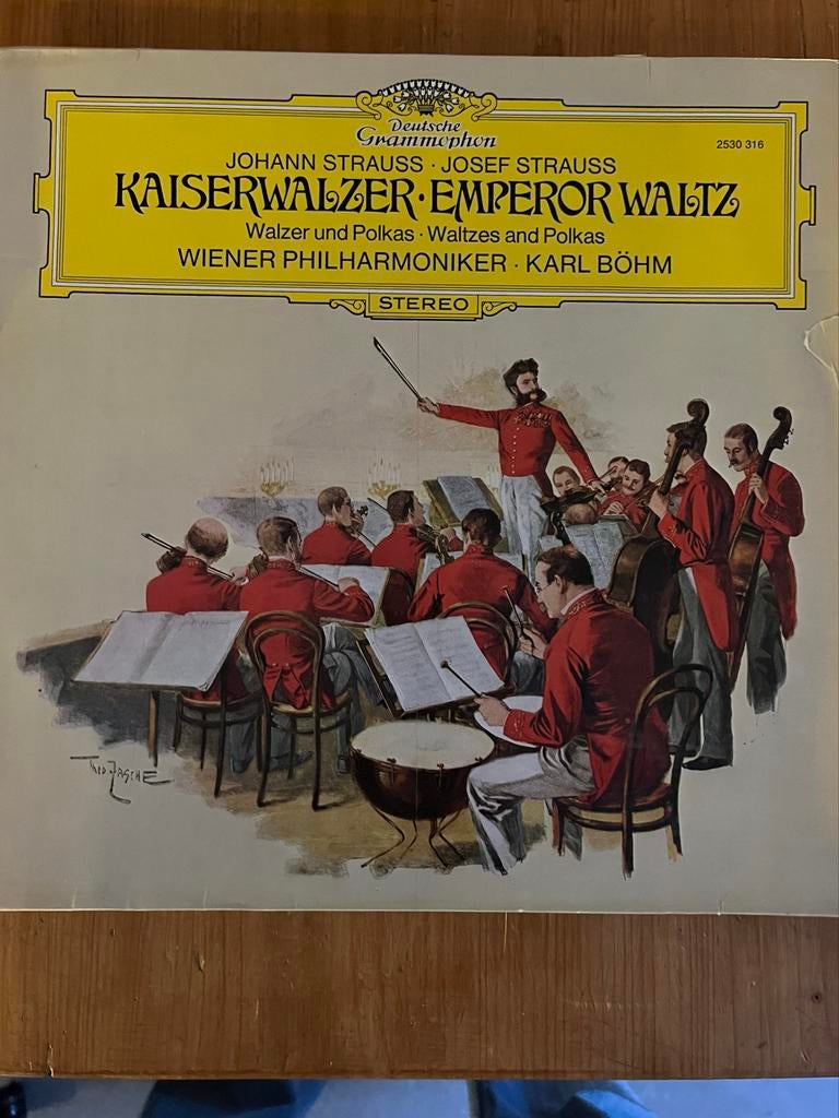 Kaiserwalzer - Johann Strauss - Vinyl LP, Cd's en Dvd's, Vinyl | Klassiek, Ophalen of Verzenden, Romantiek, Orkest of Ballet