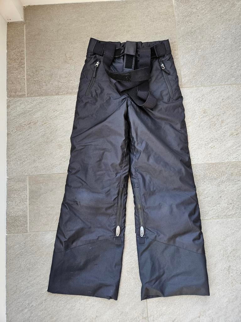 Zwarte Wedze skibroek 8-10 jaar, verstelbaar, Sport en Fitness, Skiën en Langlaufen, Ophalen of Verzenden, Zo goed als nieuw, Overige typen