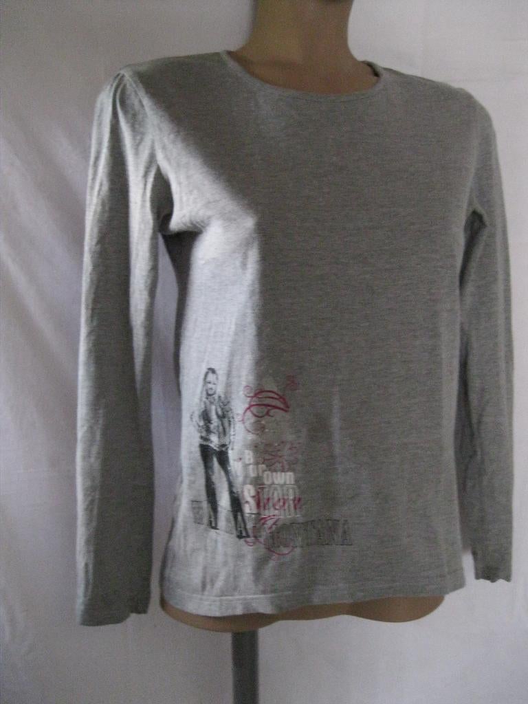 maat 170, -176, grijs Disney shirt met print, 59 cm., Ophalen of Verzenden, Overige figuren, Gebruikt, Beeldje of Figuurtje