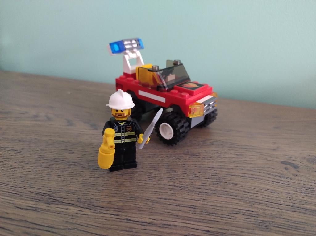 Lego City 7241 Fire Chiefs Car brandweer auto, Ophalen of Verzenden, Zo goed als nieuw, Complete set, Lego