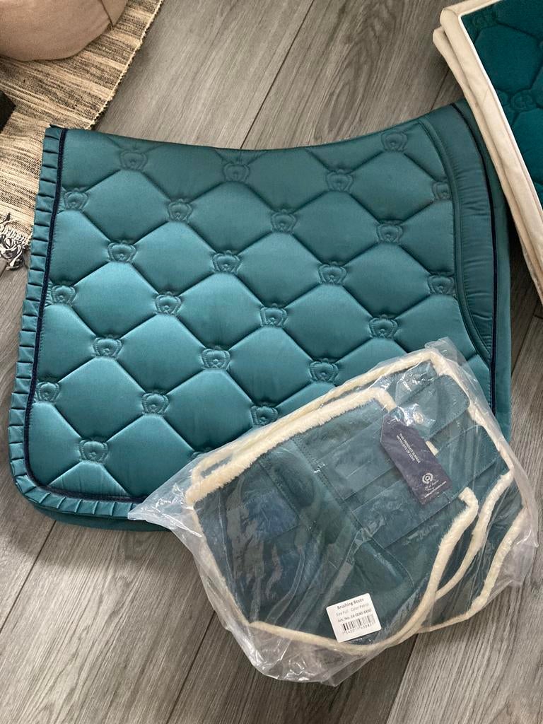 PS of Sweden Petrol ruffle, Dieren en Toebehoren, Paarden en Pony's | Dekens en Dekjes, Ophalen of Verzenden, Zo goed als nieuw