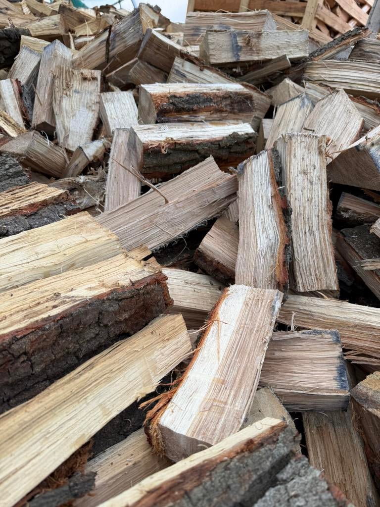 Eiken haardhout, 6 m³ of meer, Ophalen of Verzenden, Eikenhout, Blokken