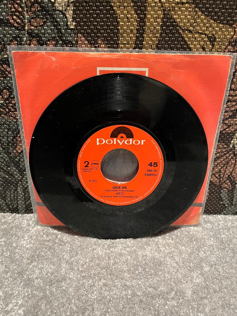 Sweet - Cover Girl / Love Is Like Oxygen, 7 inch, Single, Ophalen of Verzenden, Zo goed als nieuw