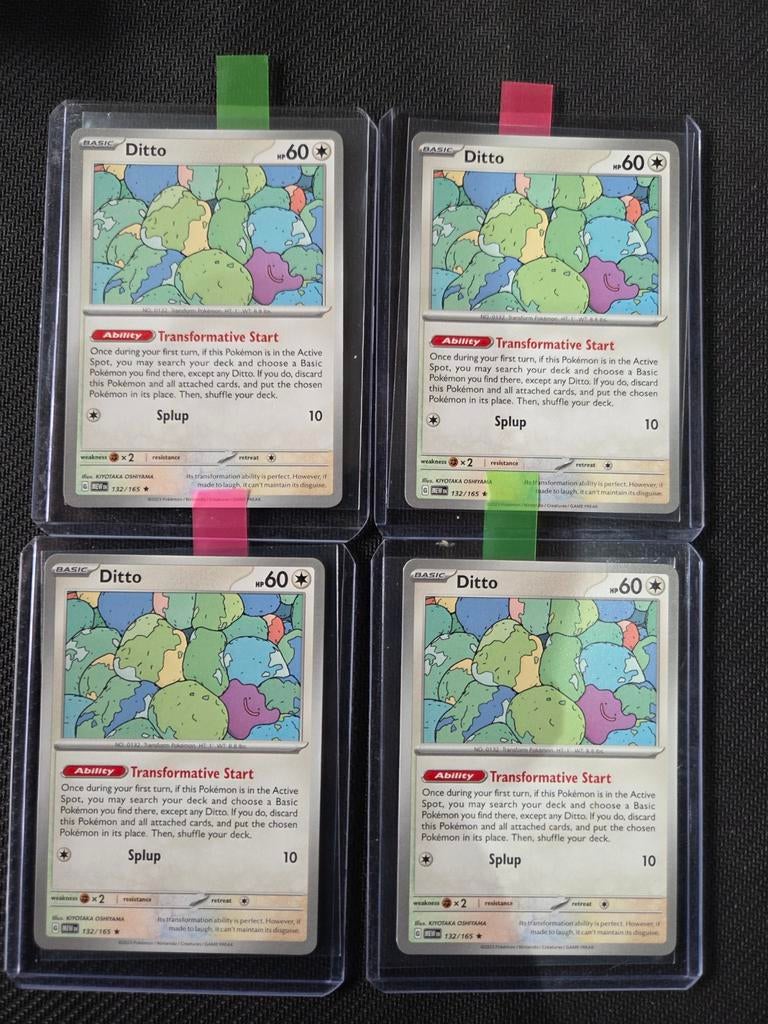 151 , Ditto Non Holo Promo, Hobby en Vrije tijd, Verzamelkaartspellen | Pokémon, Ophalen of Verzenden, Zo goed als nieuw