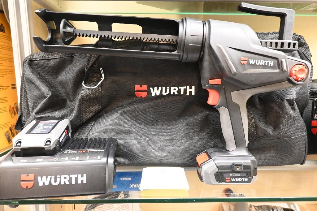 Wurth Accu Kitpistool AKP 12 Compact M-Cube + 2 Accu, Ophalen of Verzenden, Gebruikt