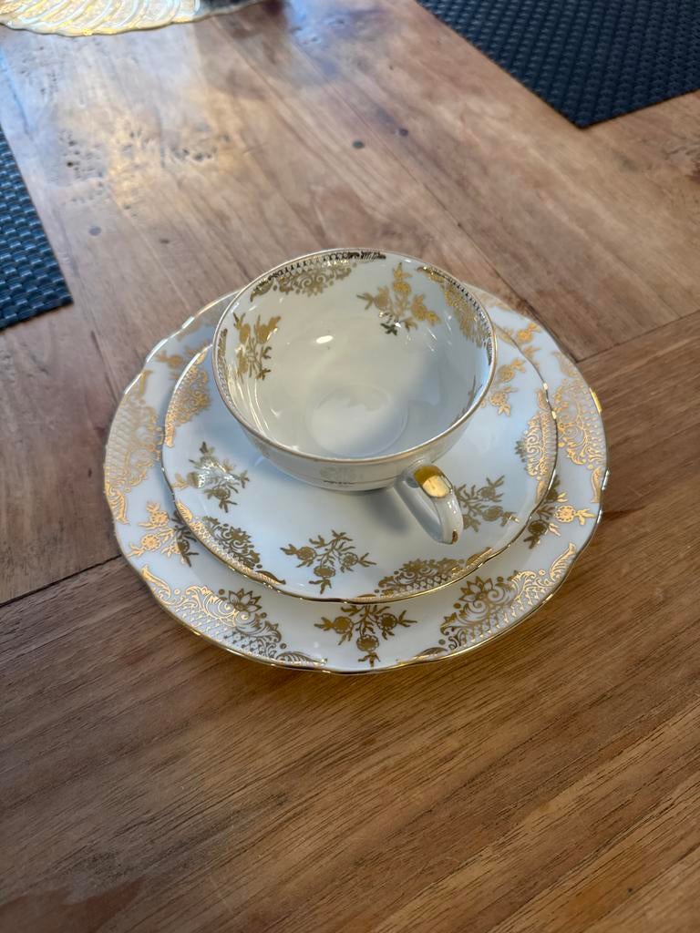 Vintage Bareuther Bavaria Kop en Schotel Set, Antiek en Kunst, Antiek | Servies compleet, Ophalen