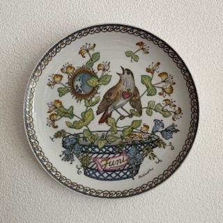 Ole Winther wandbord Nachtegaal, Antiek en Kunst, Antiek | Wandborden en Tegels, Ophalen of Verzenden