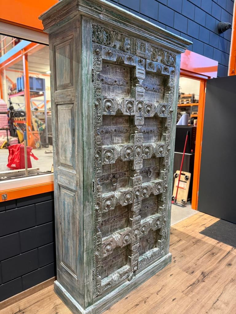Prachtige India/Ibiza style kast, Huis en Inrichting, Kasten | Buffetkasten, Ophalen, Nieuw, 25 tot 50 cm, 200 cm of meer