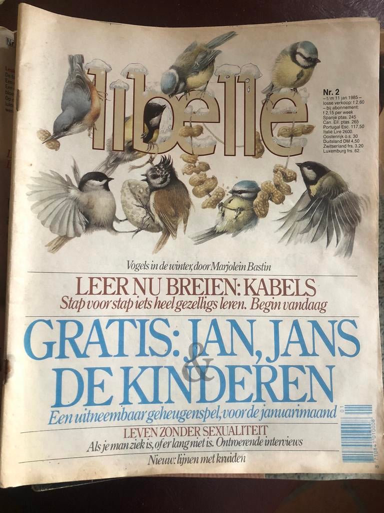 Oude Libelle’s. Jaren: 1984/85/86, mooi en minder mooi, Ophalen, Gelezen, Damesbladen