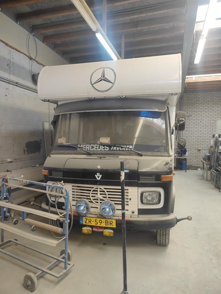 Mercedes-Benz L 508 D oldtimer camper  | kampeerwagen, Buscamper of Camperbus, Mercedes-Benz, Mercedes, Mercedes