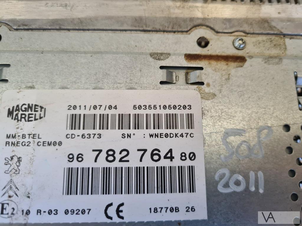 Citroen DS4 Peugeot 508 2011 - 2016 radio navigatie module, Ophalen of Verzenden, Gebruikt, Peugeot