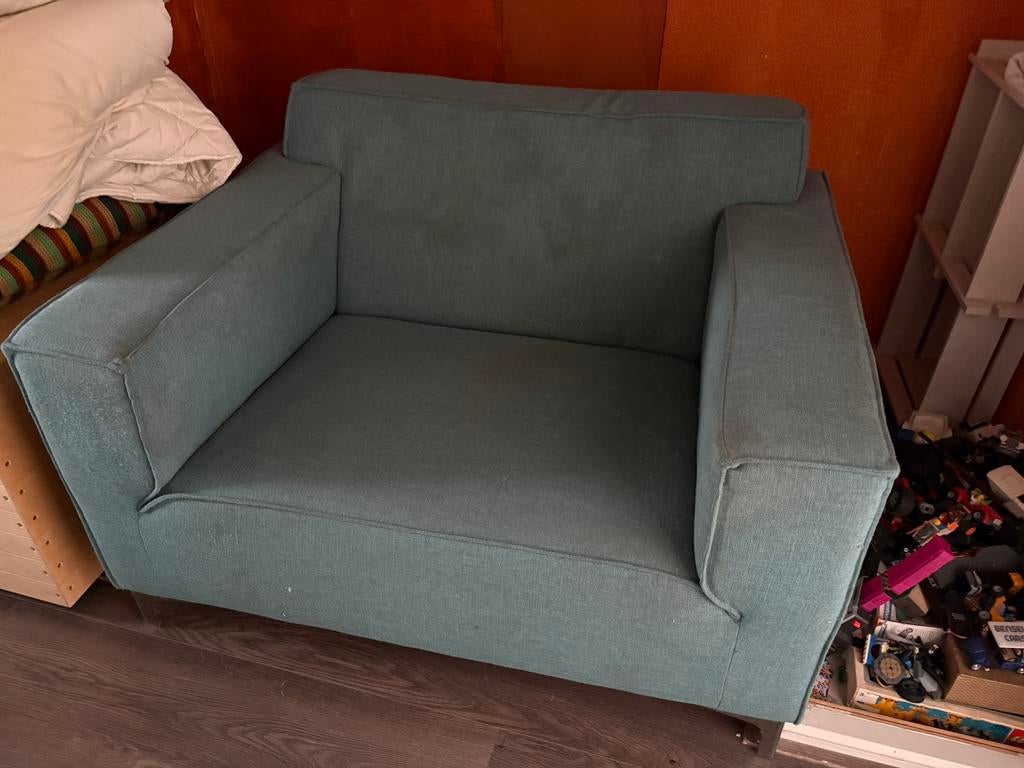 Loveseat, gratis, Huis en Inrichting, Fauteuils, Ophalen, Gebruikt, 100 tot 125 cm, 125 cm of meer