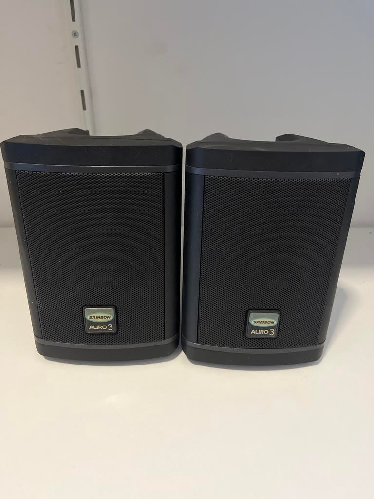 Samson Auro 3 Speakers - Set van 2, Overige merken, Gebruikt, Ophalen of Verzenden, Minder dan 60 watt